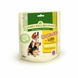 James Wellbeloved Lamb Minijacks Dog Treats, 90g